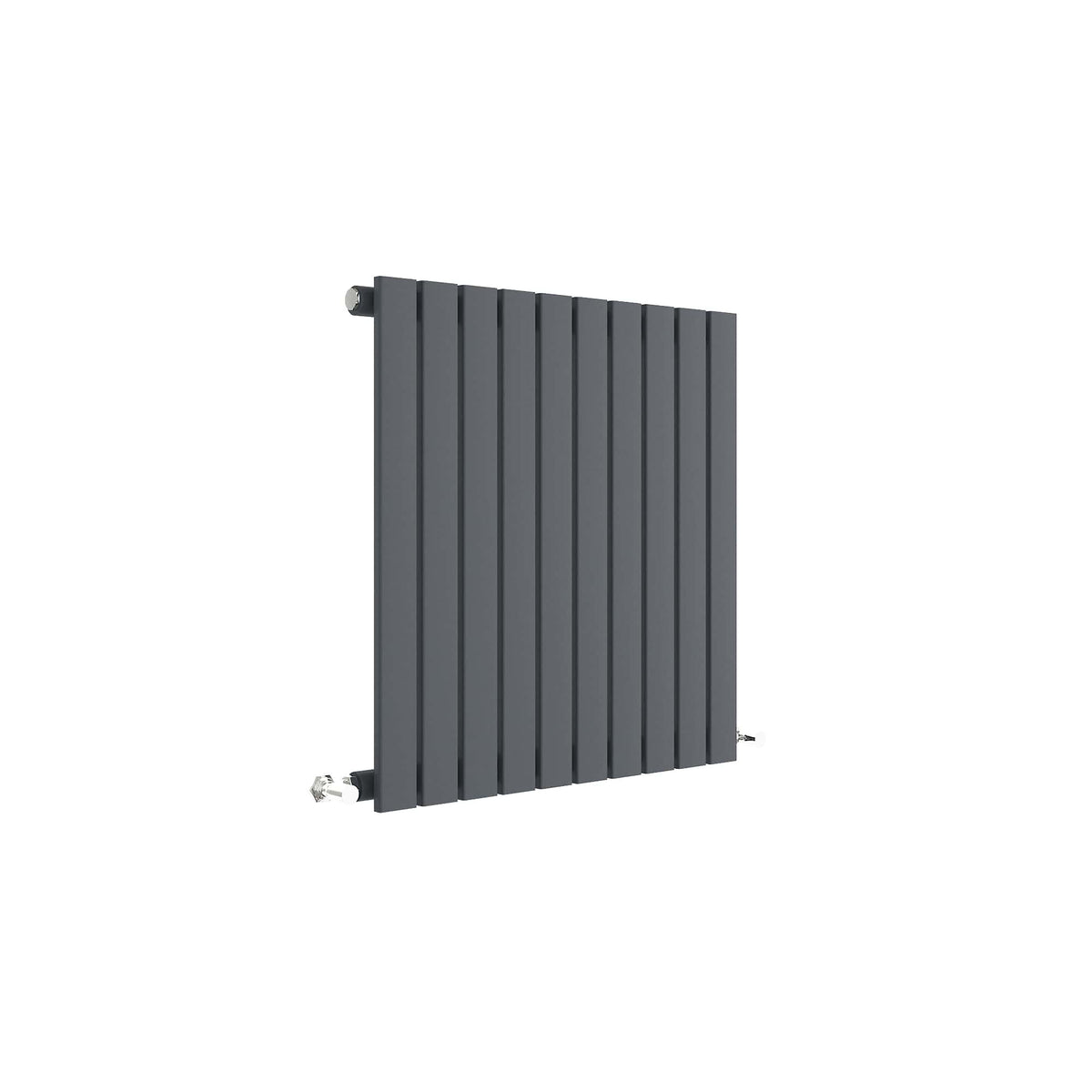 Sloane Anthracite 600mm x 586mm Horizontal Single Panel Radiator