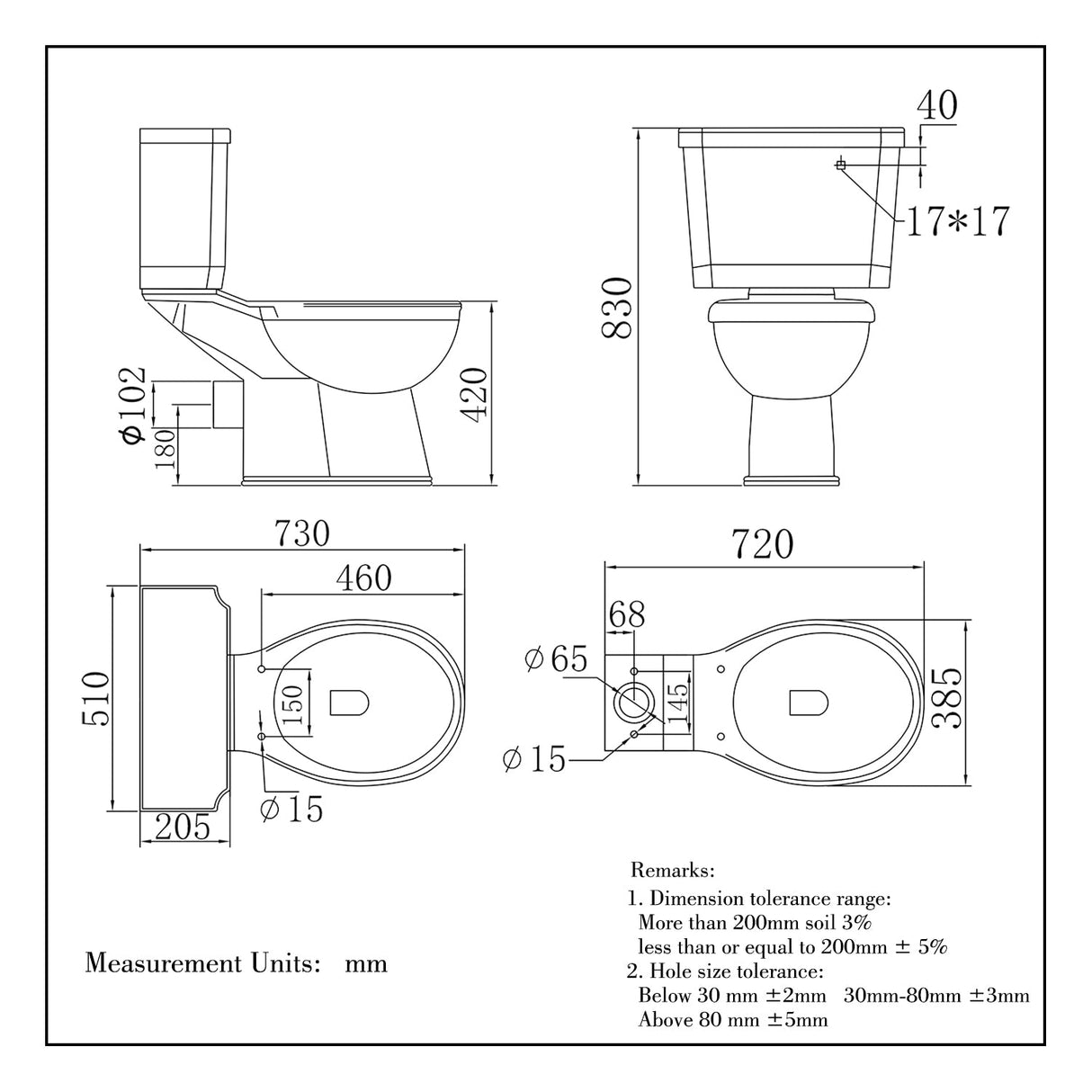 Modern Splash Wall Toilet White-TO-A022+TO-B022