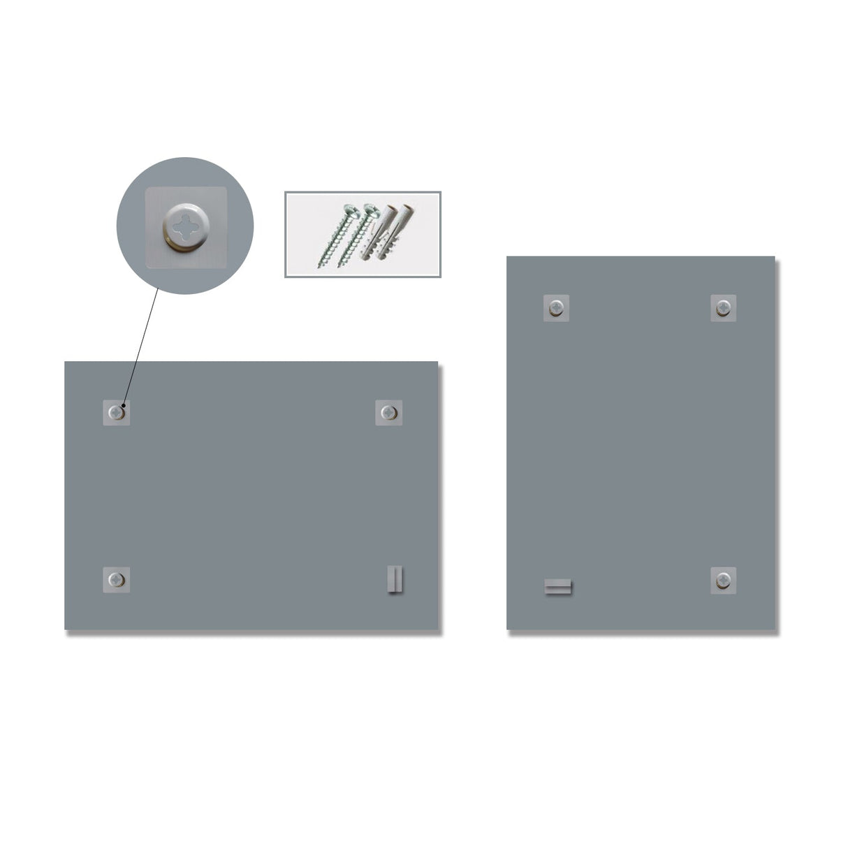 Modern Splash Rectangle Mirror