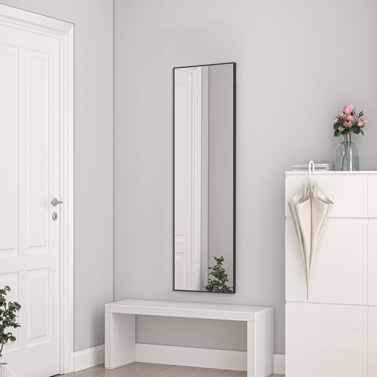Modern Splash Rectangle Mirror