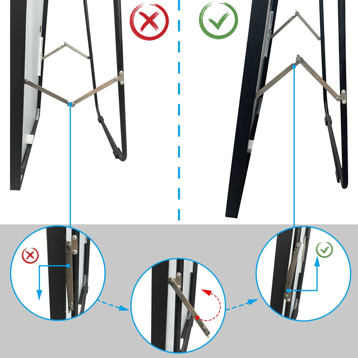 Modern Splash Rectangle Mirror