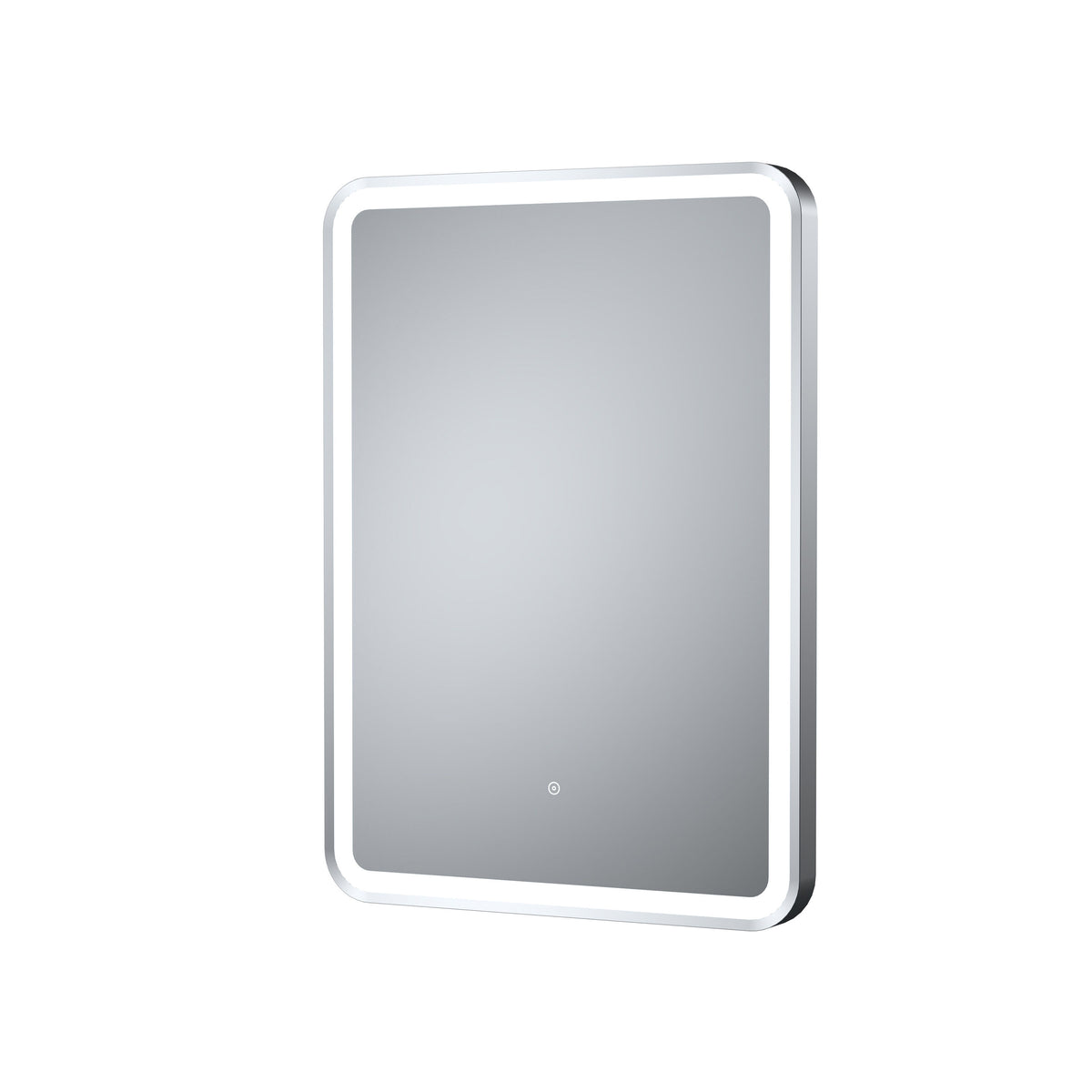 Modern Splash500 x 700mm Silver Framed Mirror