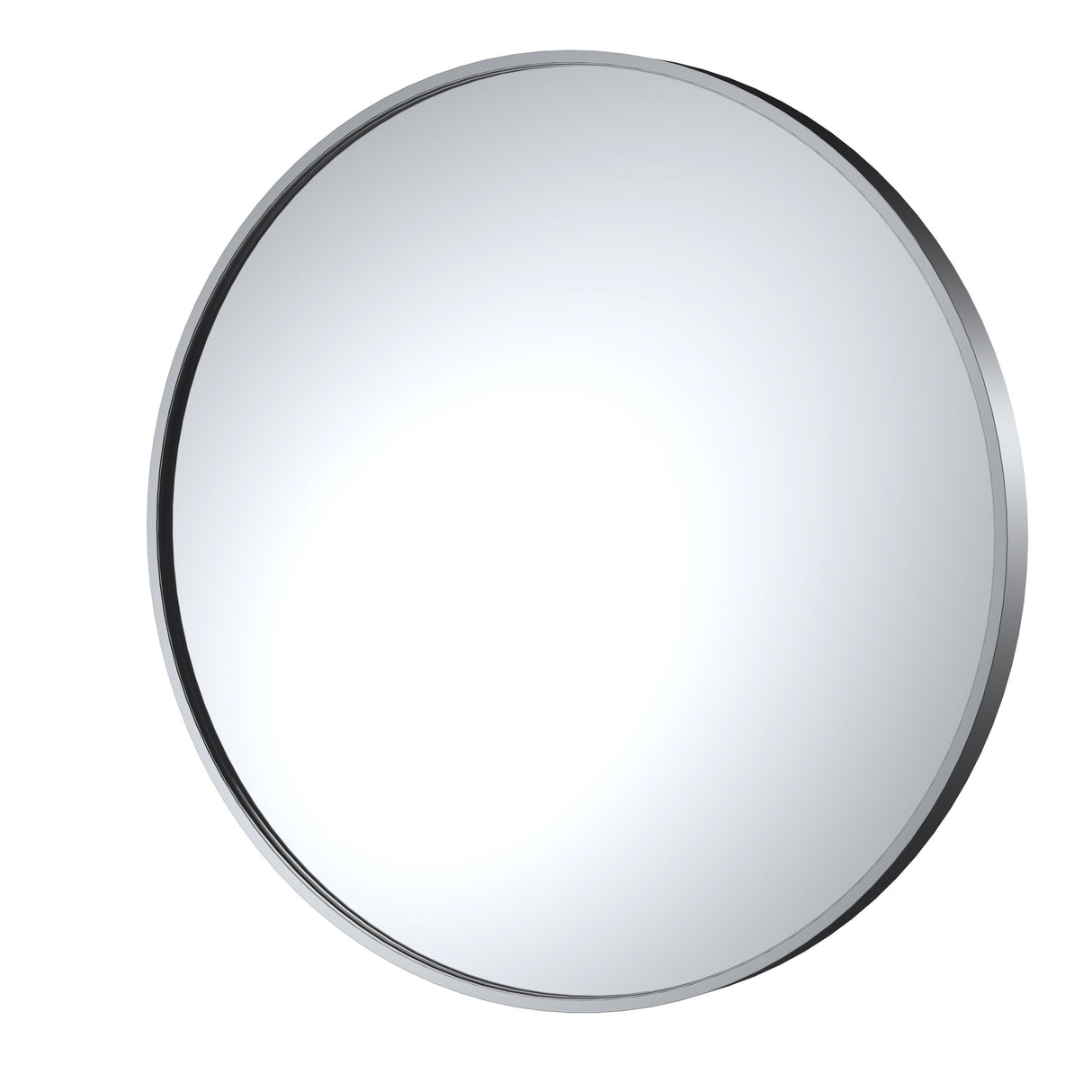 Modern Splash choice 800 x 800mm Polished Chrome Frame Recessed Mirror