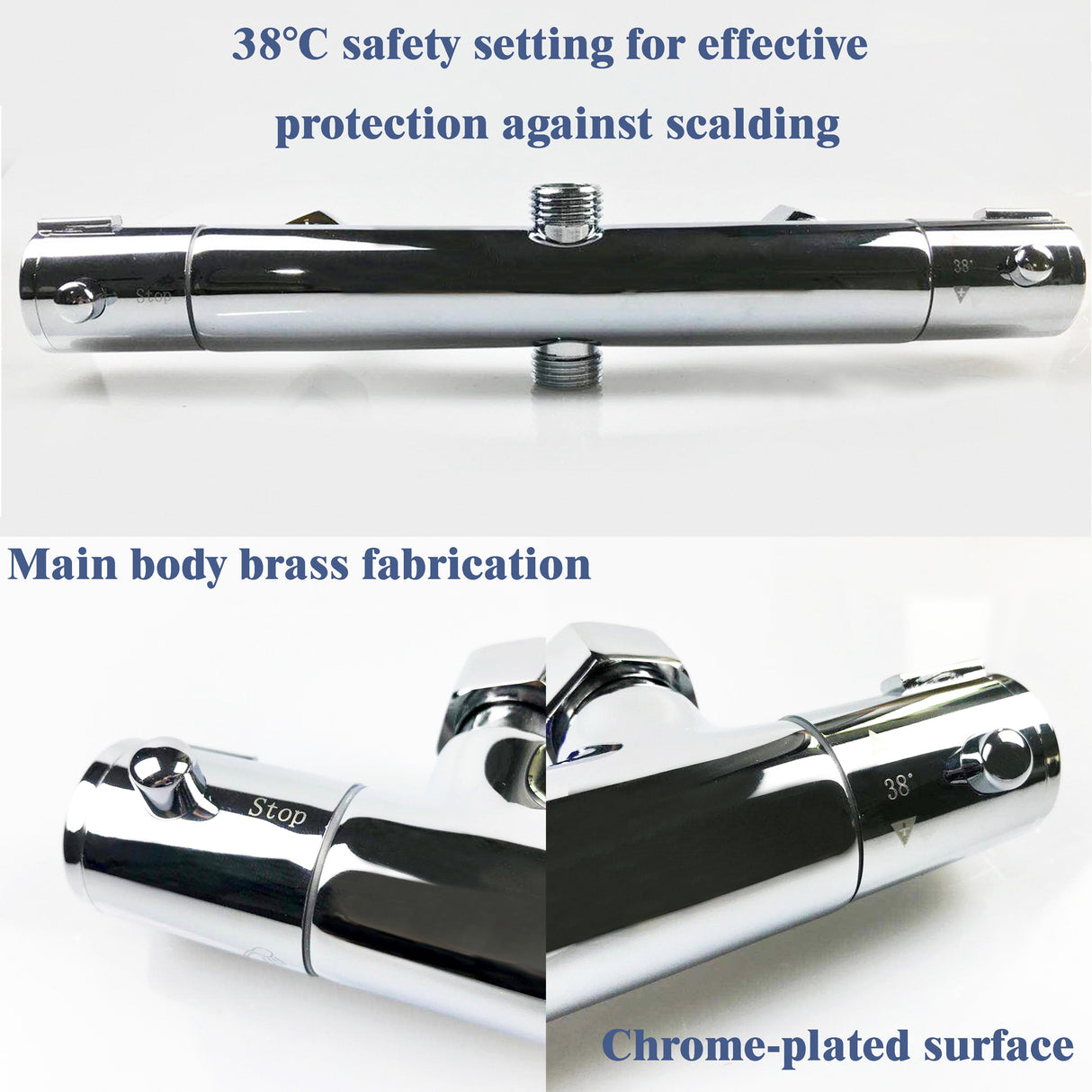 Modern Splash square thermostatic shower-H-08A