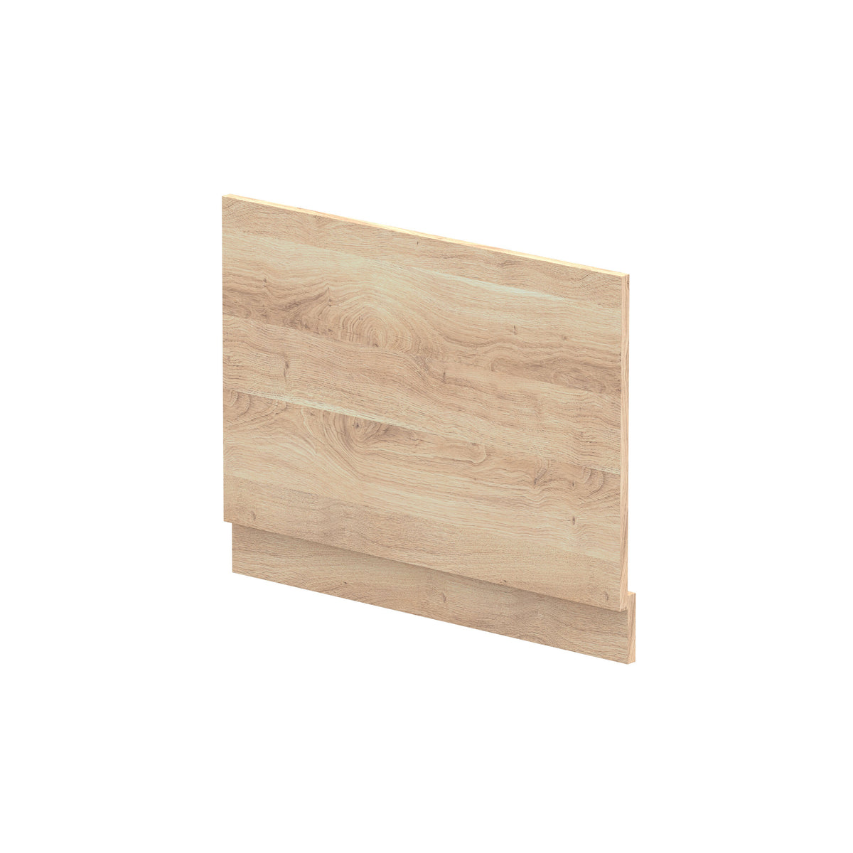 750mm Bleached Oak MFC Woodgrain End Bath Panel