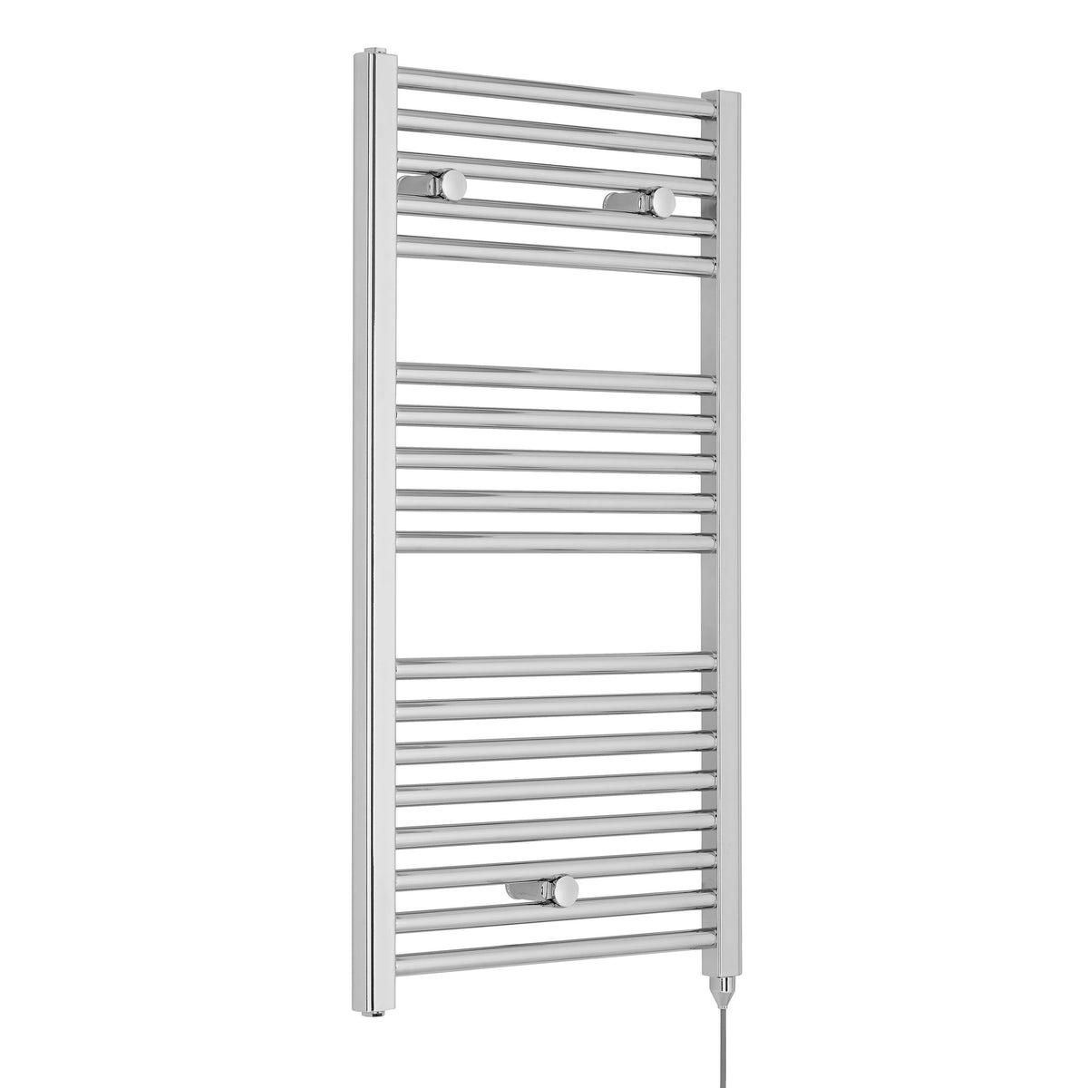 Modern Splash Chrome 920mm x 480mm Vertical Electric Heated Towel Rail