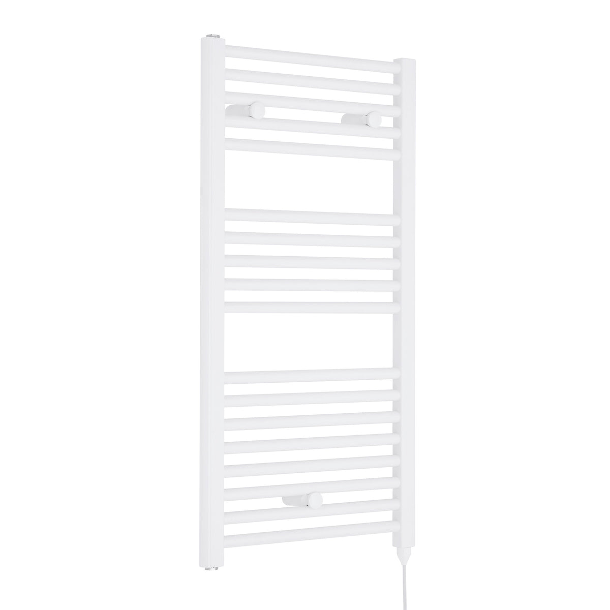 Modern Splash White 920mm x 480mm Vertical Electric Heated Towel Rail