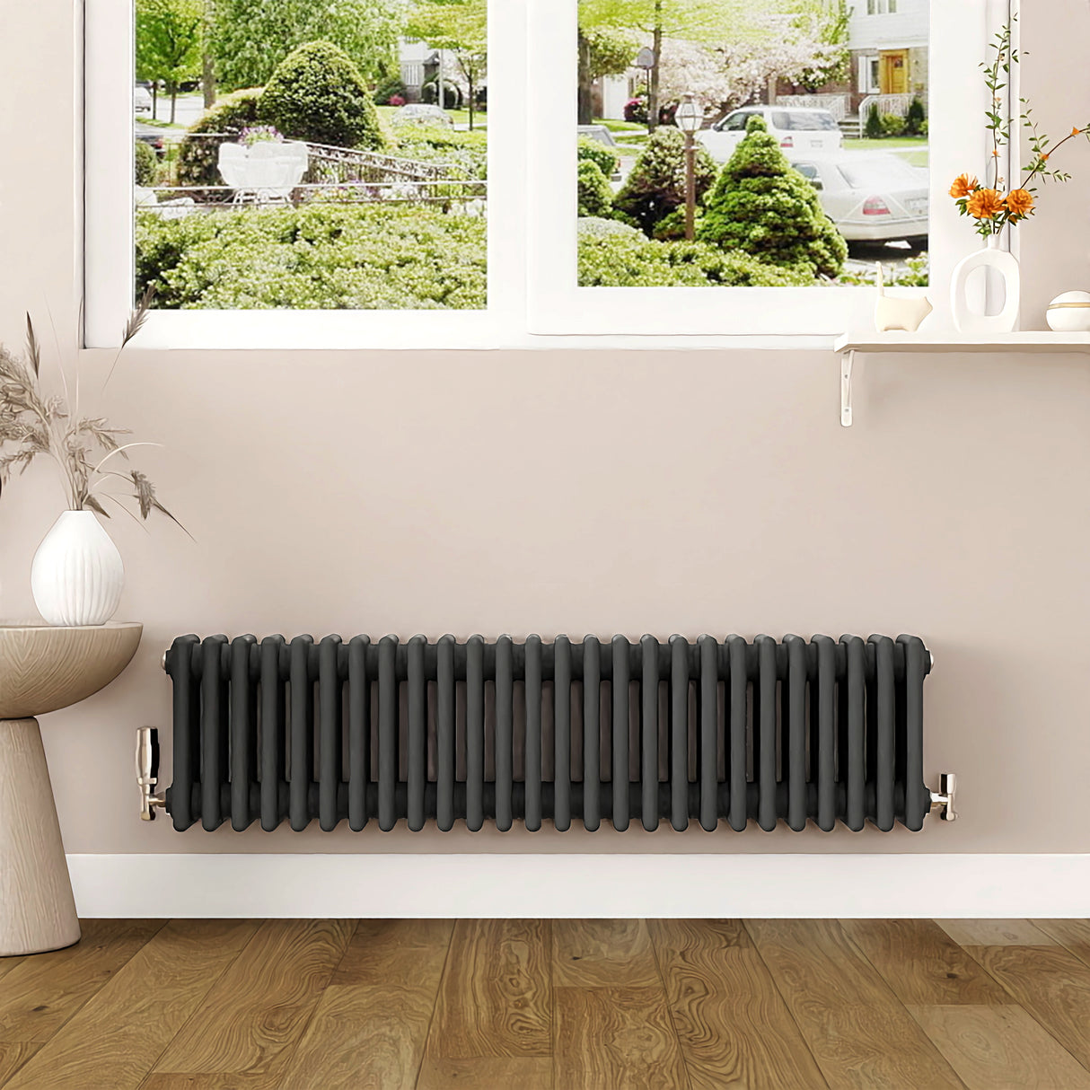 Modern Splash Cast Iron Anthracite Radiator-CIR3-26-4N