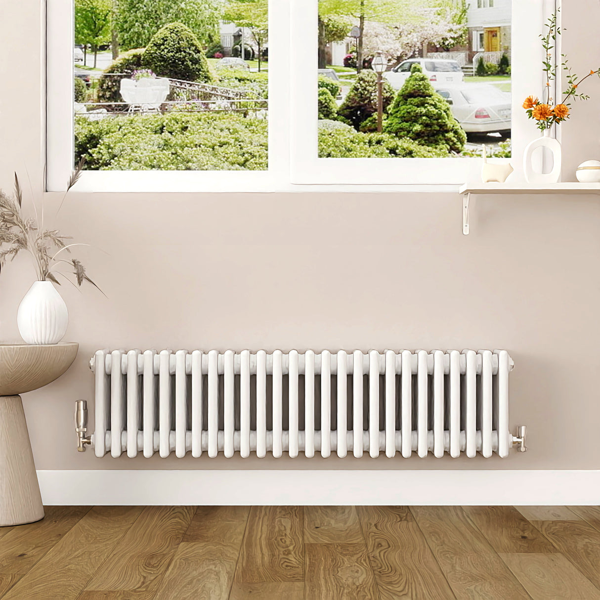 Modern Splash Cast Iron White Radiator-CIR3-26-4T