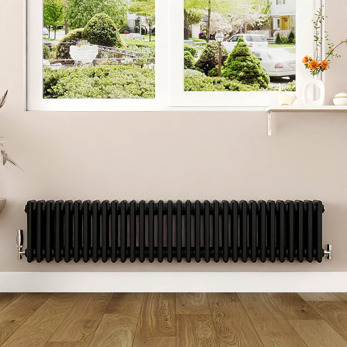 Modern Splash Cast Iron Black Radiator-CIR3-32-4K