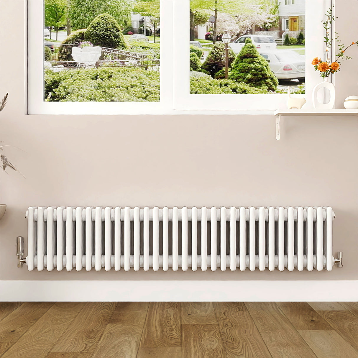 Modern Splash Cast Iron White Radiator-CIR3-32-4T