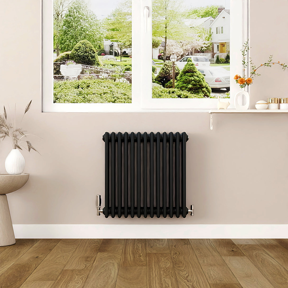 Modern Splash Cast Iron Black Radiator-CIR6-13-4K