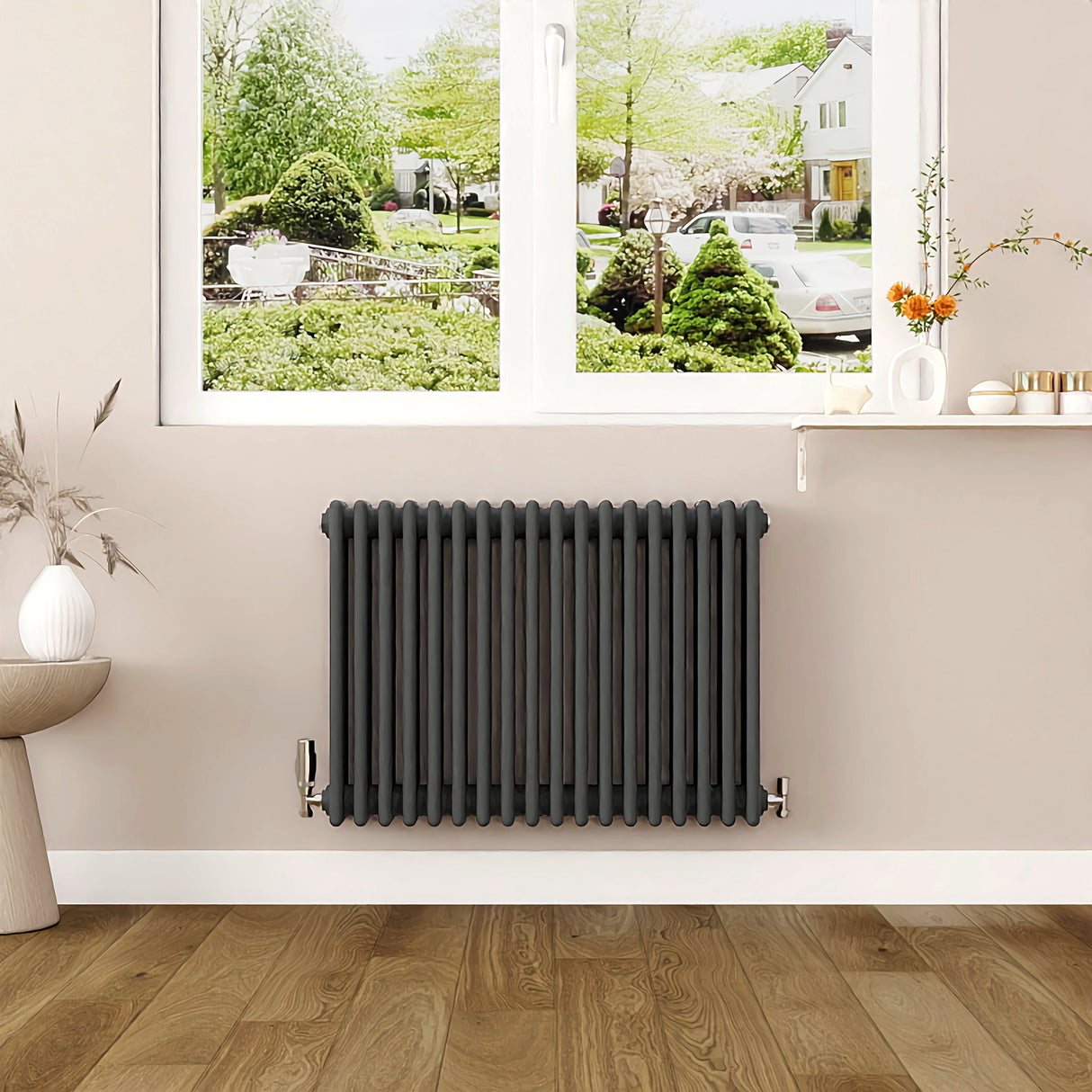 Modern Splash Cast Iron Anthracite Radiator-CIR6-18-4N