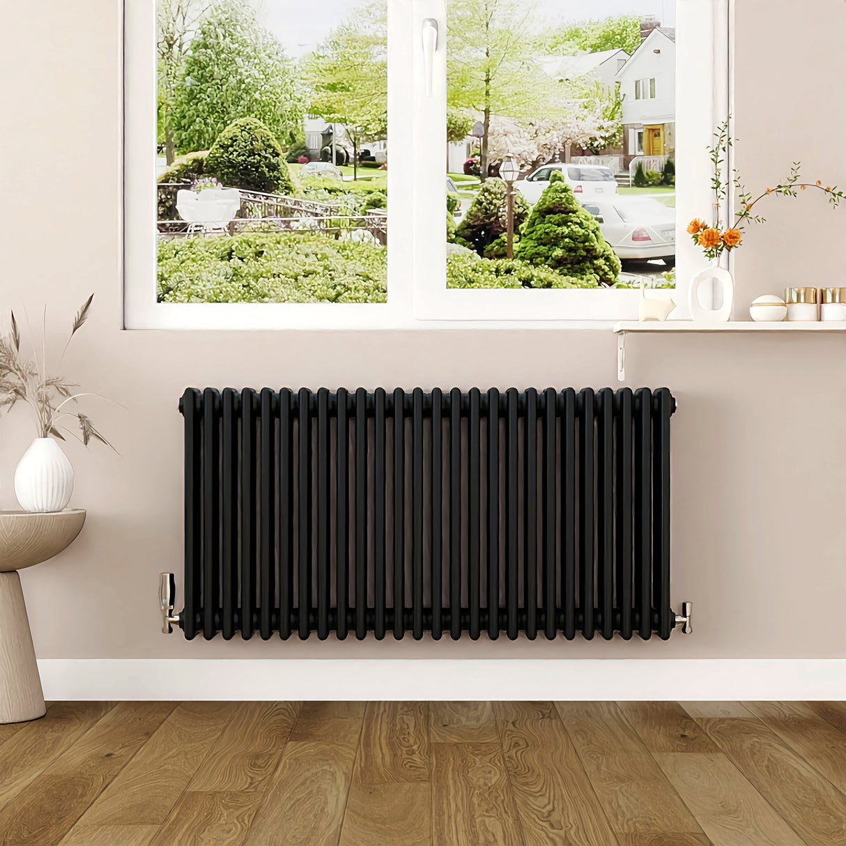 Modern Splash Cast Iron Black Radiator-CIR6-26-4K