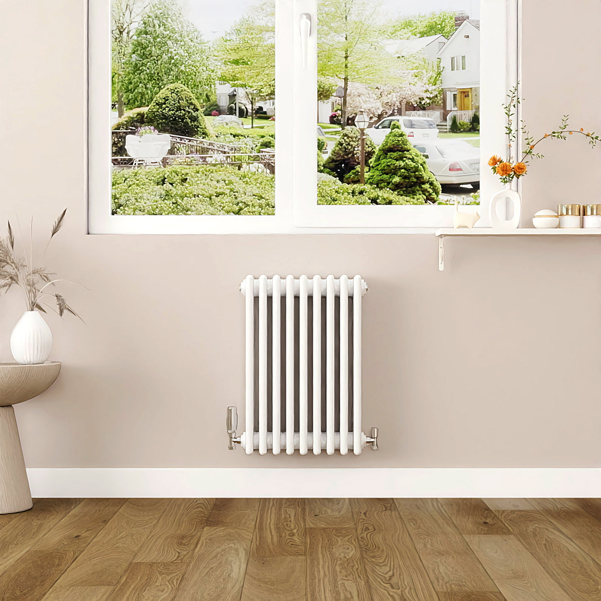 Modern Splash Cast Iron White Radiator-CIR6-9-4T