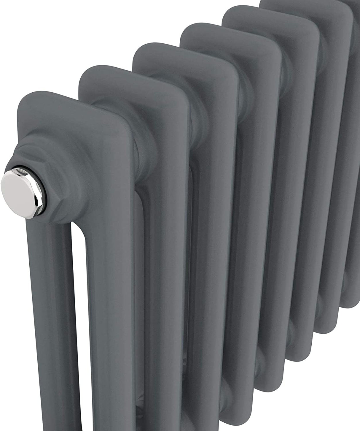 Modern Splash Cast Iron Anthracite Radiator Details