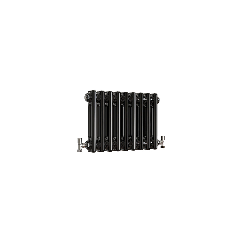 Modern Splash Cast Iron Black Radiator Details CIR3-9-2K