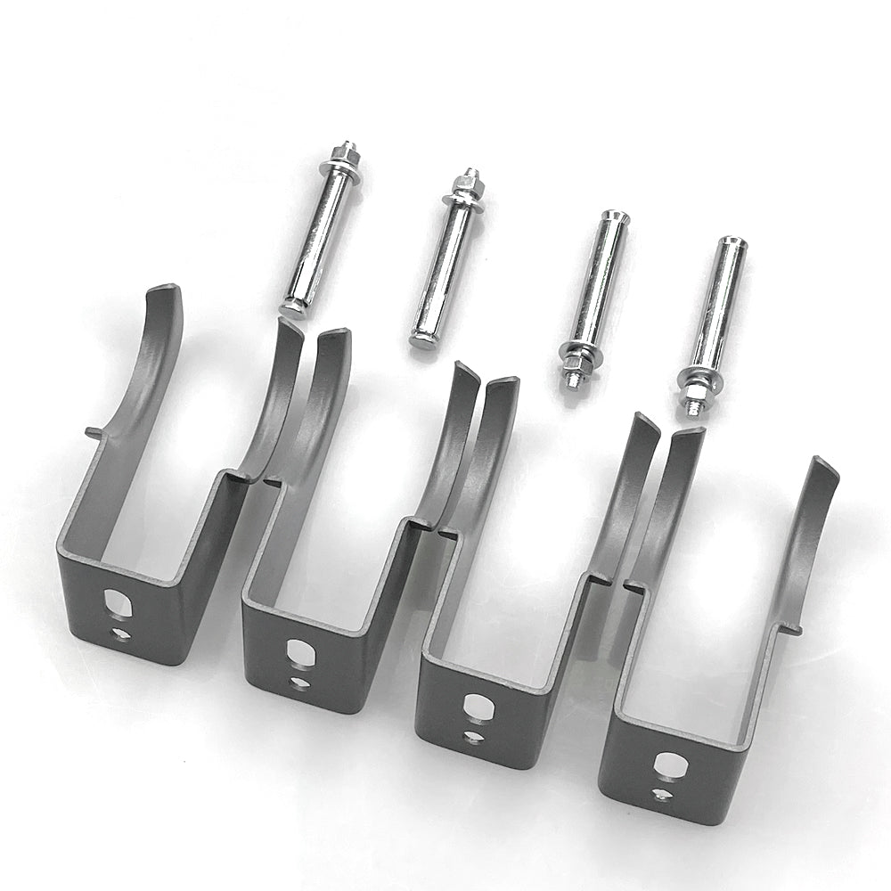 Modern Splash Cast Iron Black Radiator Installation Brackets