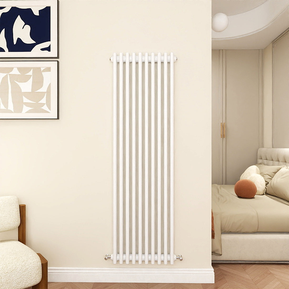 Modern Splash Cast Iron White radiator-CIR15-10-3T