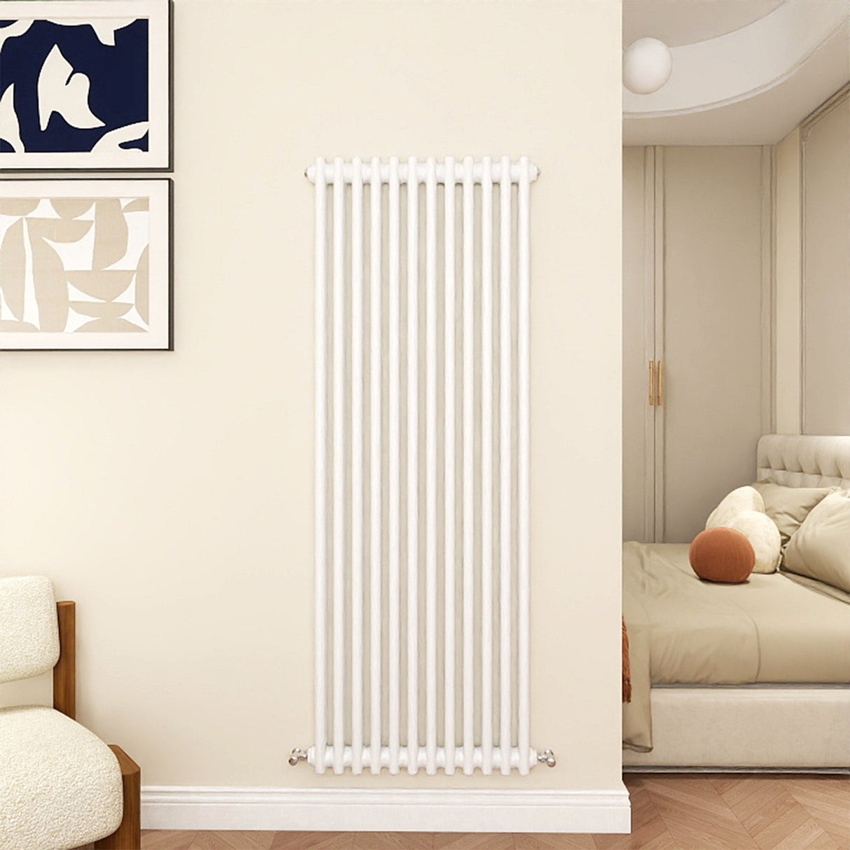 Modern Splash Cast Iron White radiator-CIR15-12-2T