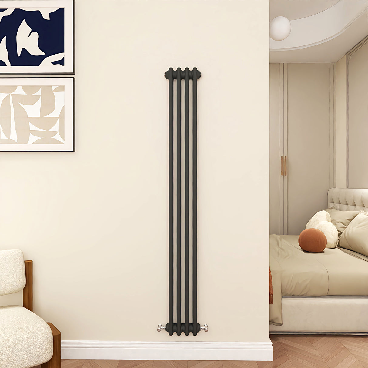 Modern Splash Cast Iron Anthracite radiator-CIR15-4-2N