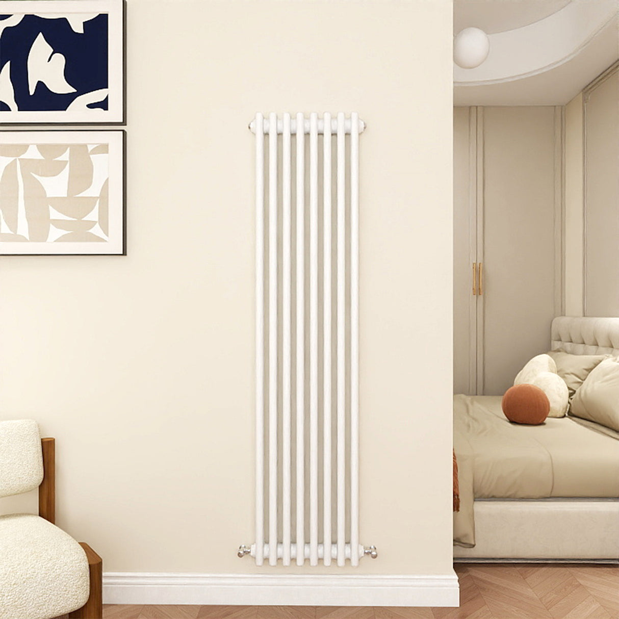 Modern Splash Cast Iron White radiator-CIR15-8-3T