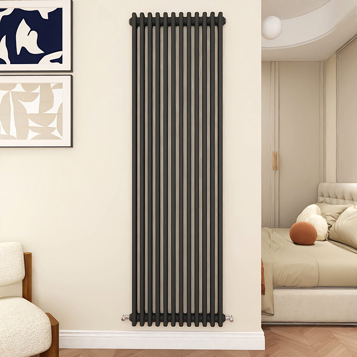 Modern Splash Cast Iron Anthracite radiator-CIR18-12-3N