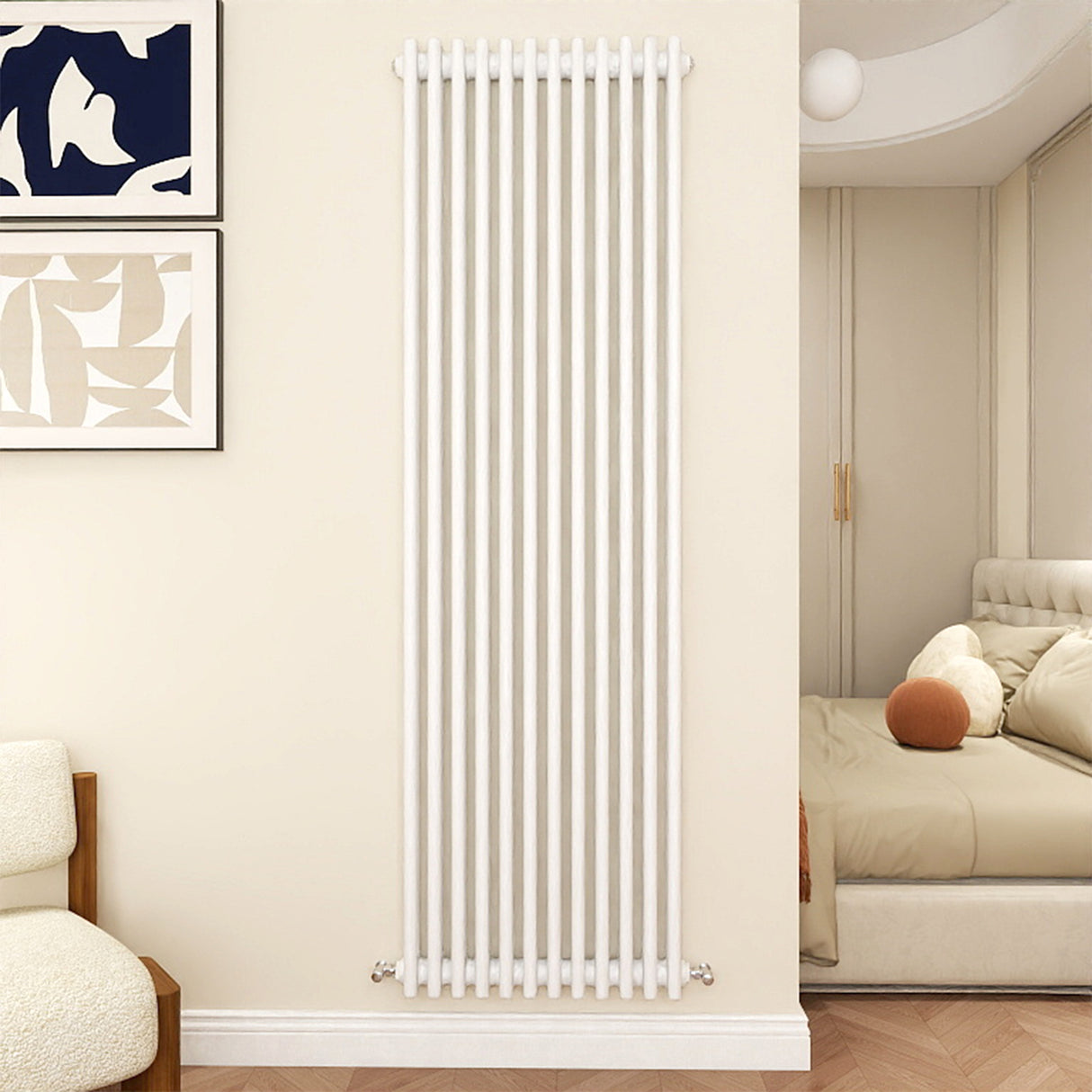 Modern Splash Cast Iron White radiator-CIR18-12-3T