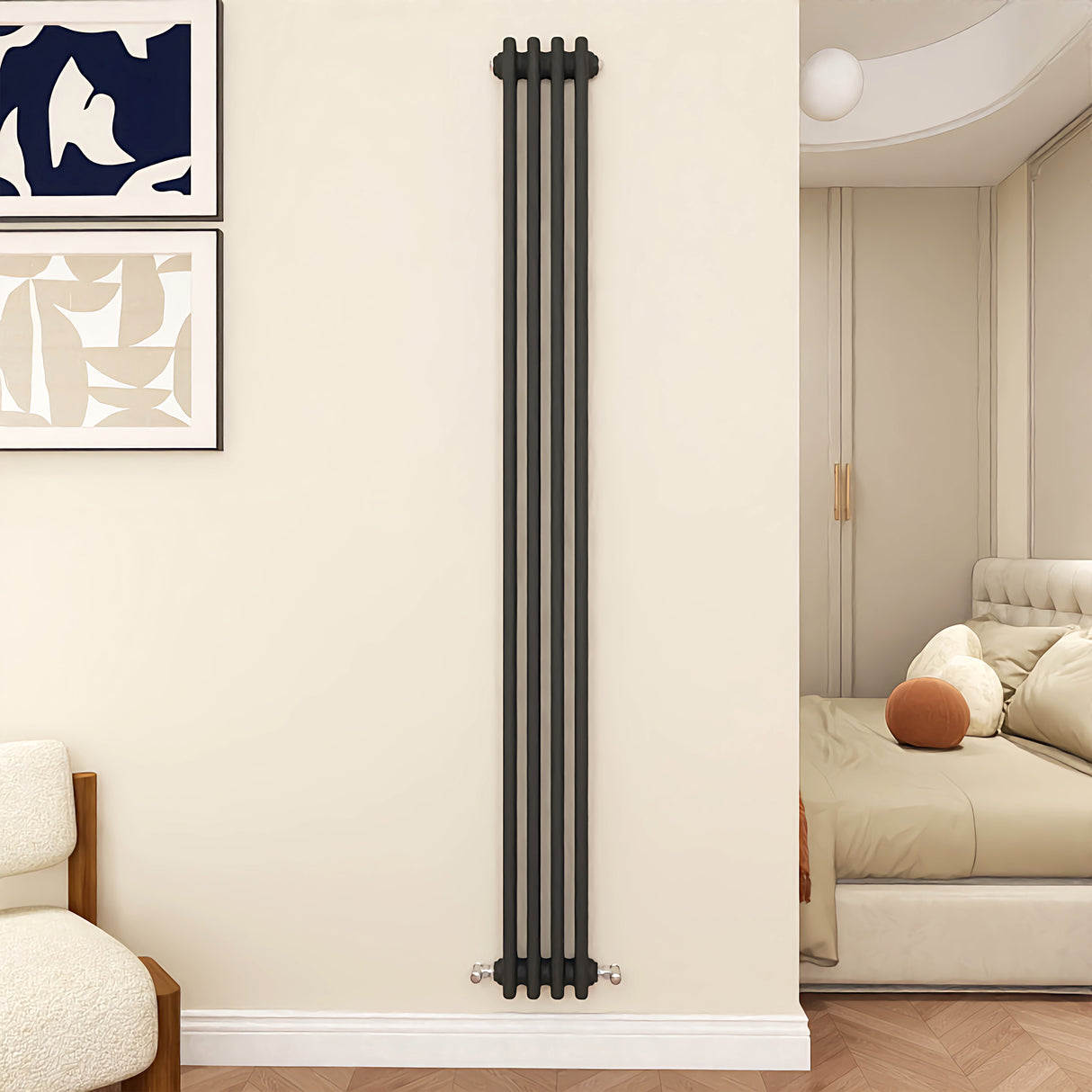 Modern Splash Cast Iron Anthracite radiator-CIR18-4-3N