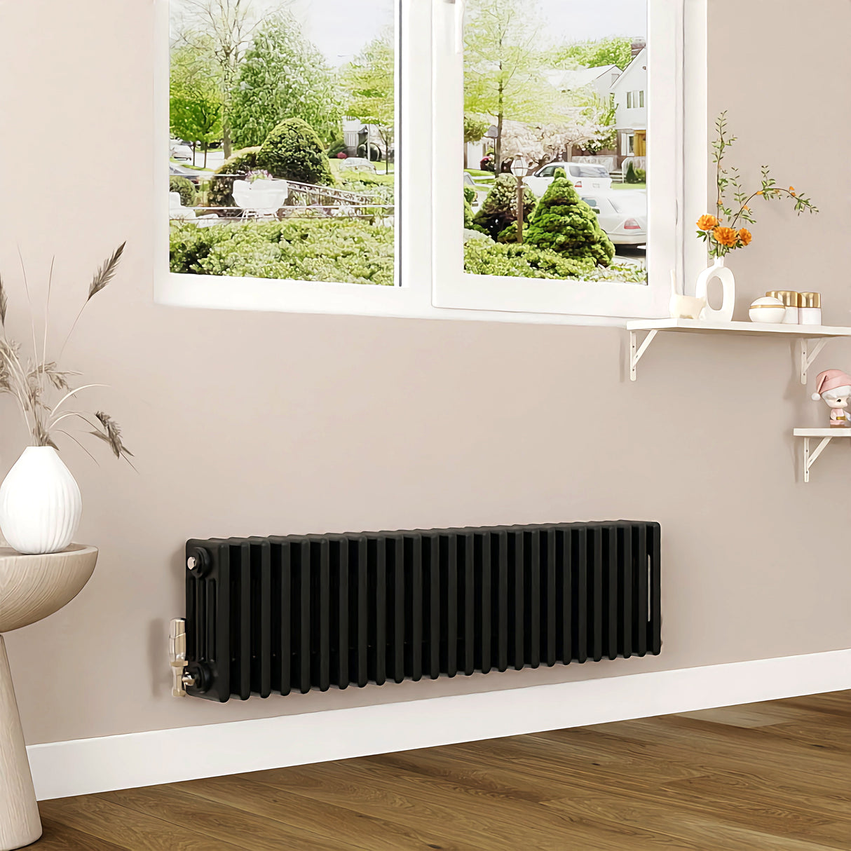 Modern Splash Cast Iron Black Radiator-CIR3-26-4K