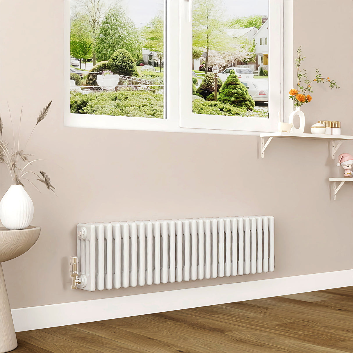 Modern Splash Cast Iron White Radiator-CIR3-26-4T