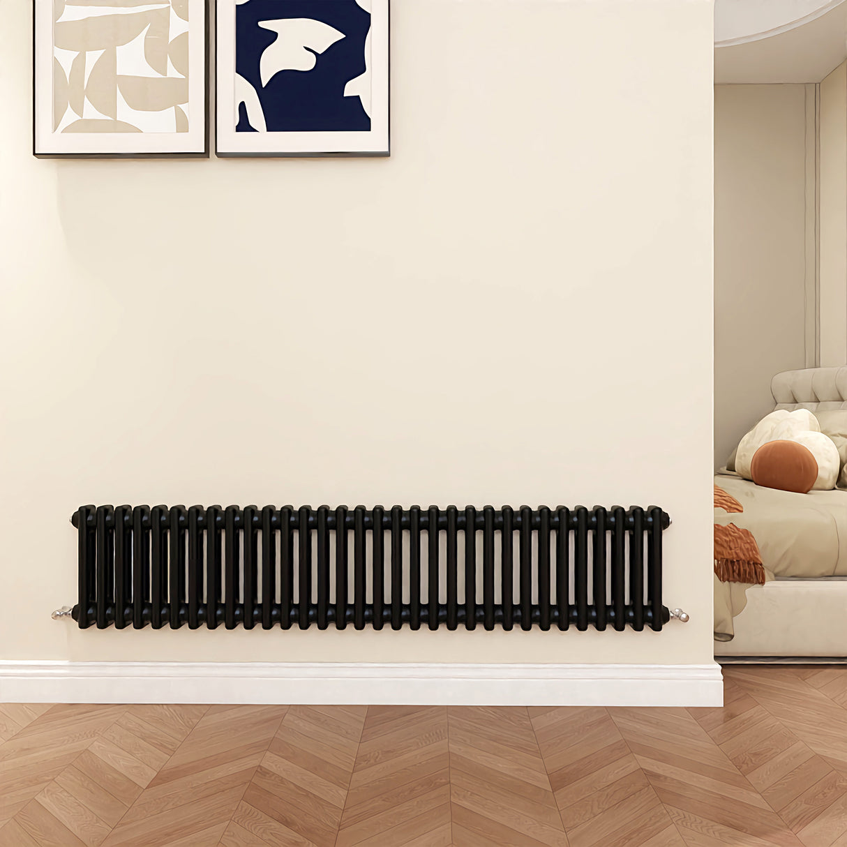 Modern Splash Cast Iron Black radiator-CIR3-32-2K