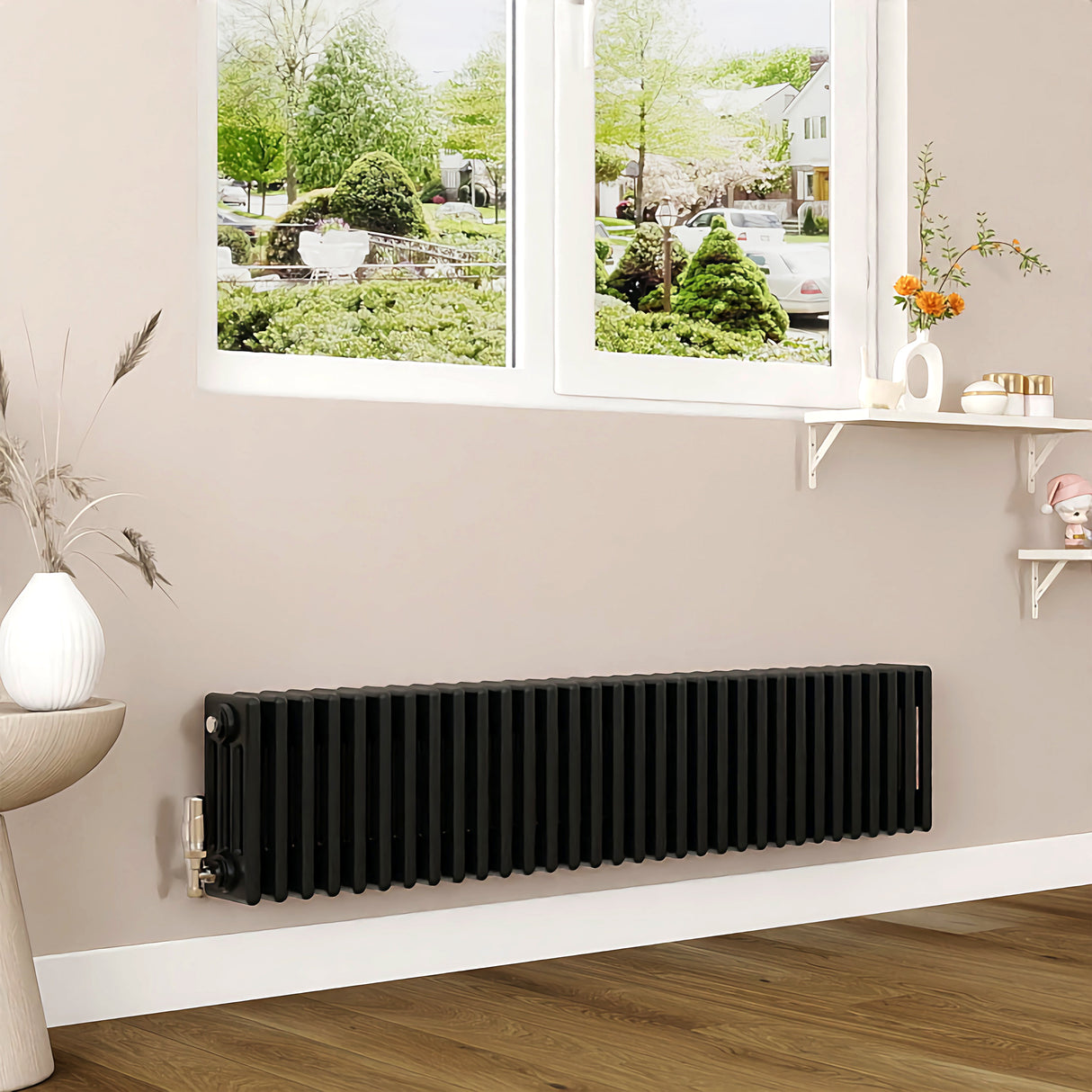 Modern Splash Cast Iron Black Radiator-CIR3-32-4K