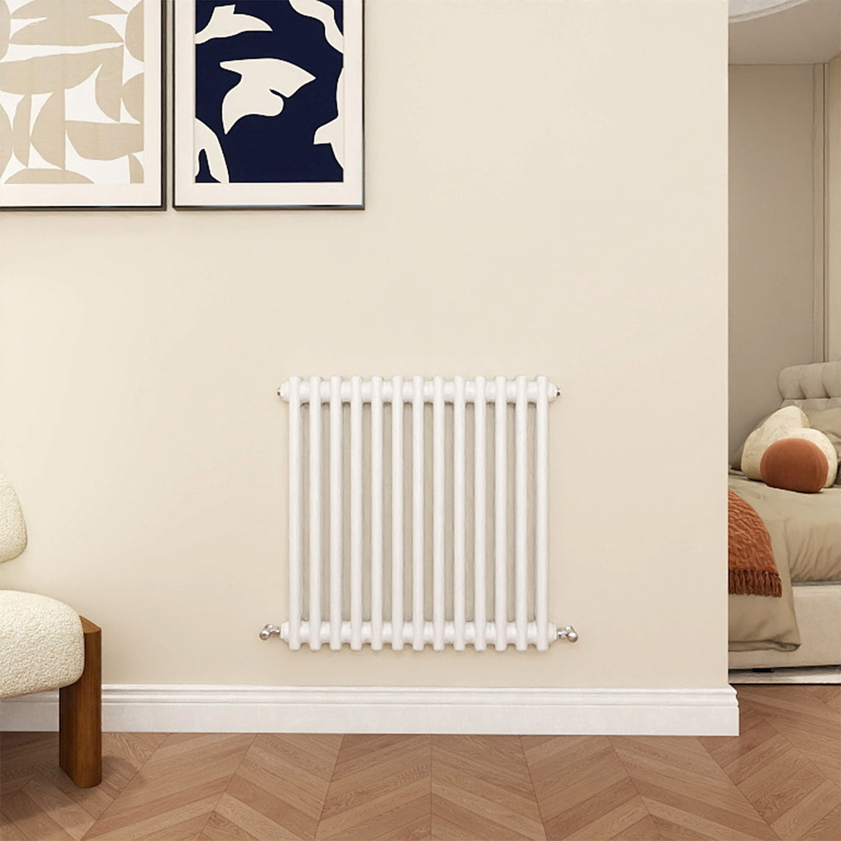 Modern Splash Cast Iron White radiator-CIR6-13-2T