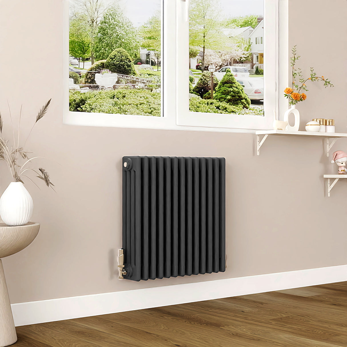 Modern Splash Cast Iron Anthracite Radiator-CIR6-13-4N