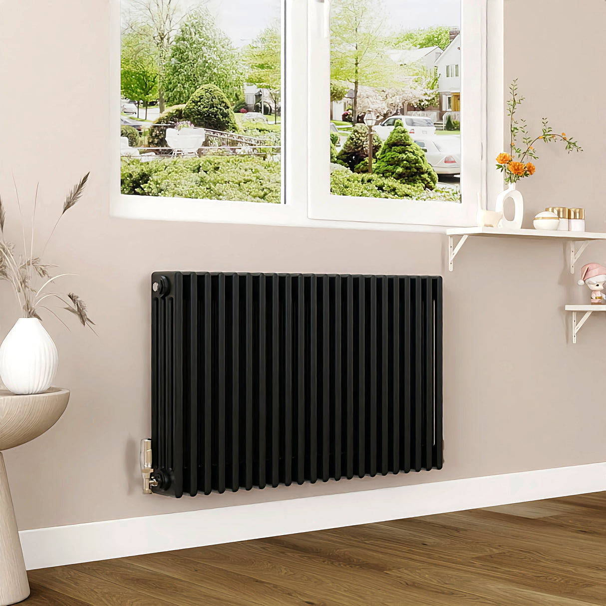 Modern Splash Cast Iron Black Radiator-CIR6-22-4K