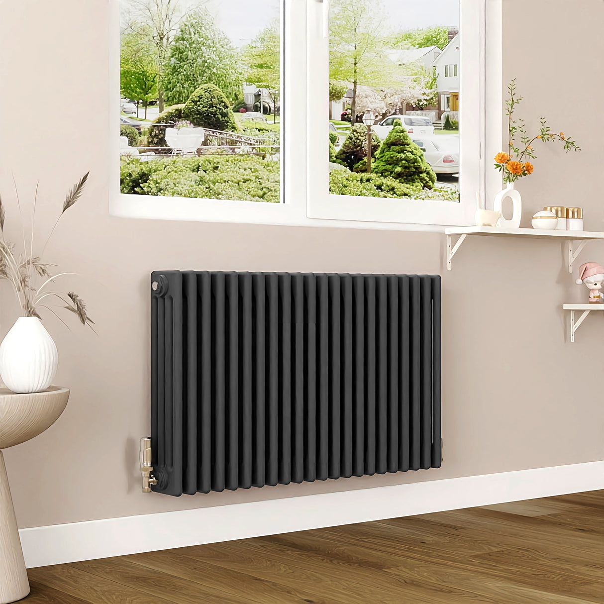 Modern Splash Cast Iron Anthracite Radiator-CIR6-22-4N
