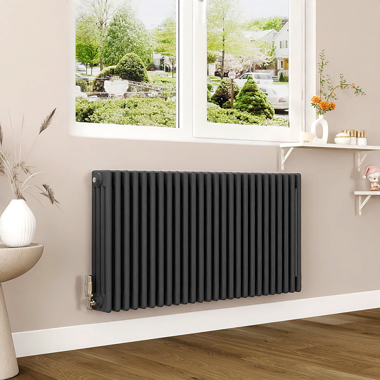 Modern Splash Cast Iron Anthracite Radiator-CIR6-26-4N