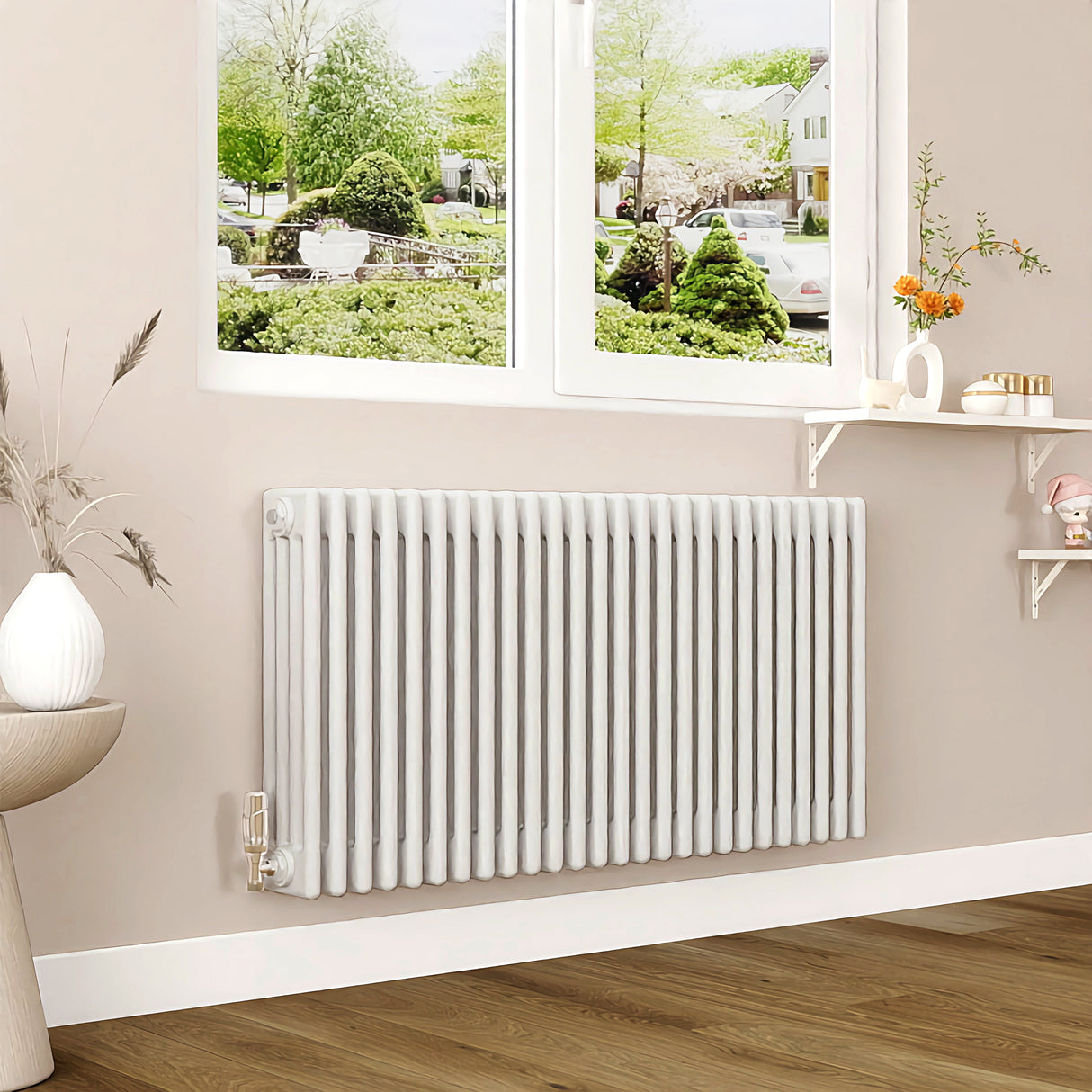Modern Splash Cast Iron White Radiator-CIR6-26-4T
