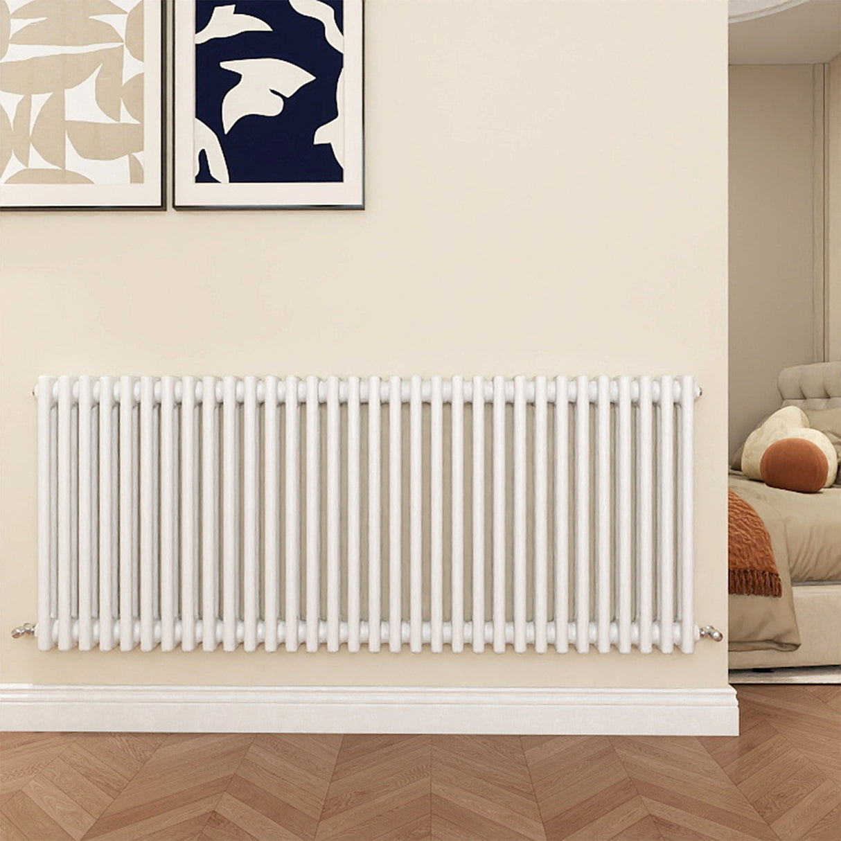 Modern Splash Cast Iron White radiator-CIR6-32-3T