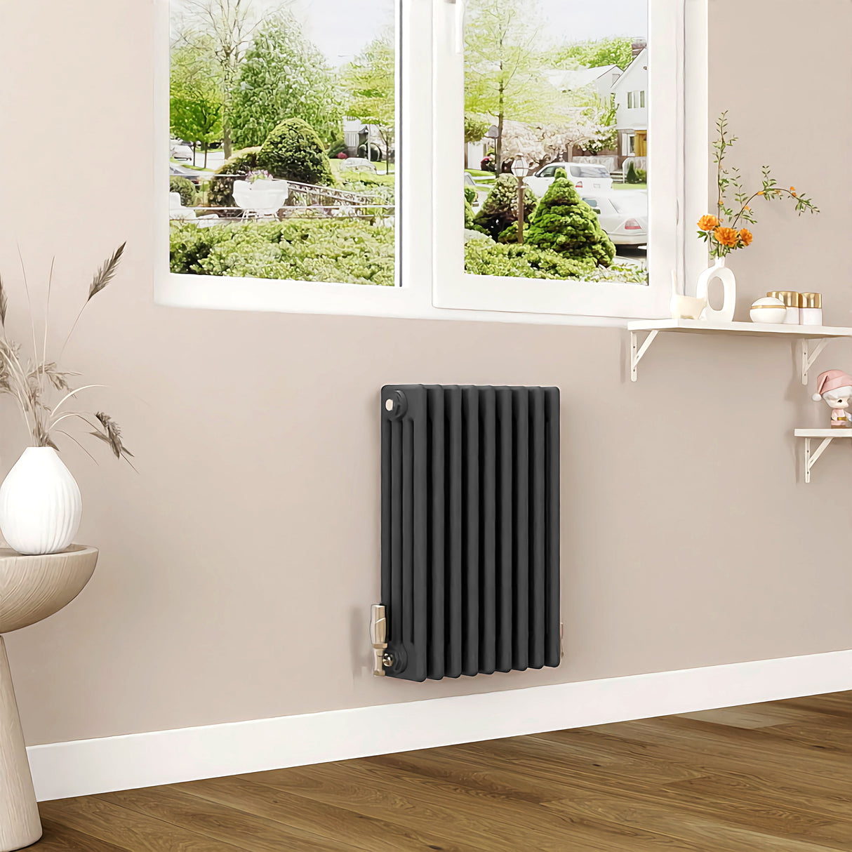 Modern Splash Cast Iron Anthracite Radiator-CIR6-9-4N