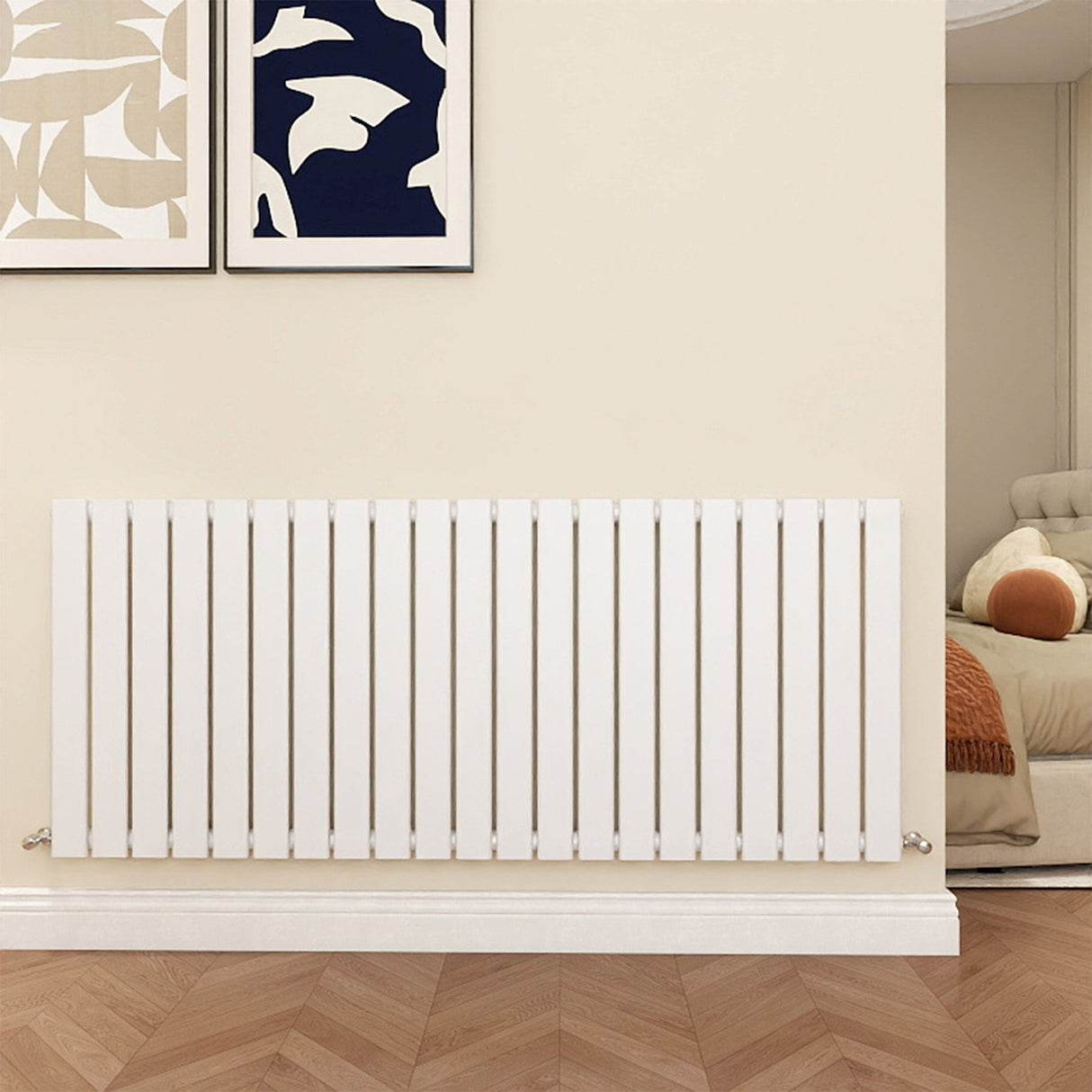 Modern Splash Flat Panel White radiator-FP6-21-1T