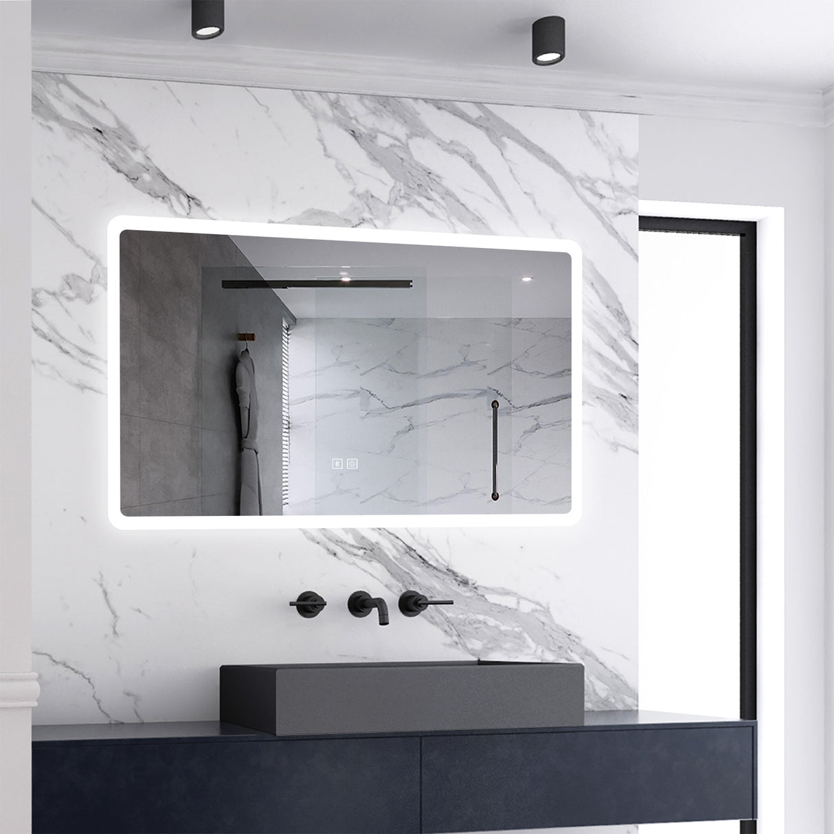 Modern Splash Led Mirror- BM-HD1505BSTX