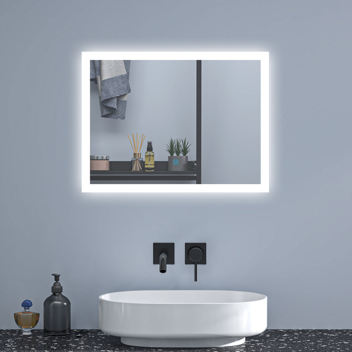 Modern Splash Led Mirror- BM-HDS1316