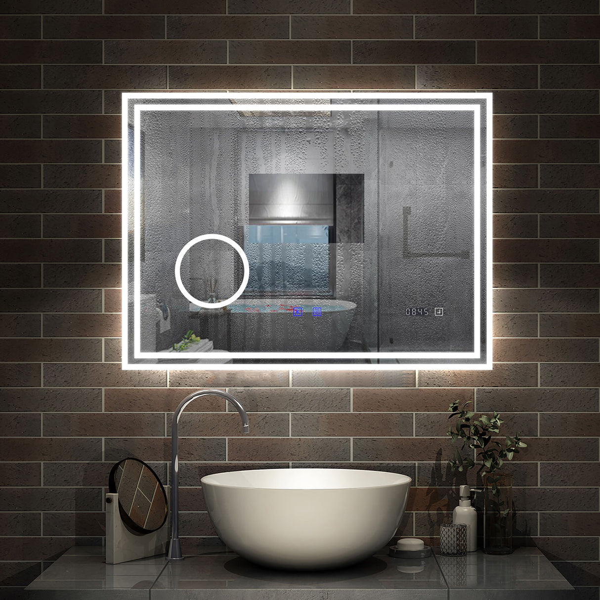 Modern Splash Led Mirror- BM-HD1403BSTM