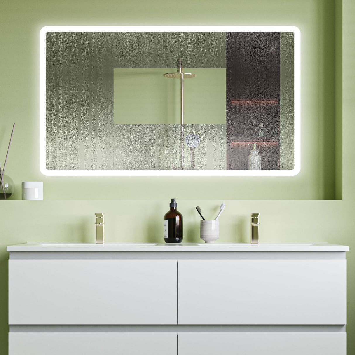 Modern Splash Led Mirror- BM-HD1507BS