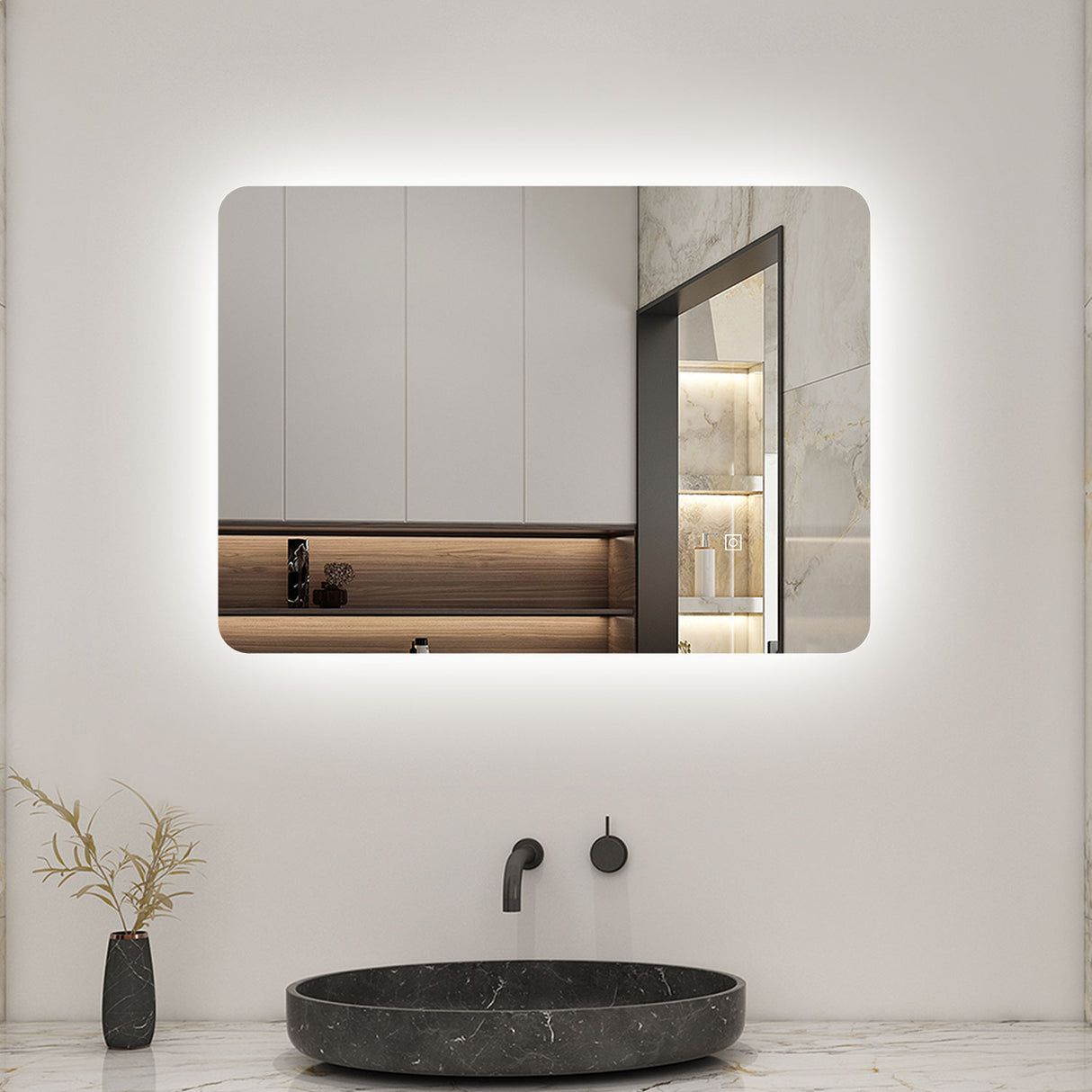 Modern Splash Led Mirror- BM-HD2501