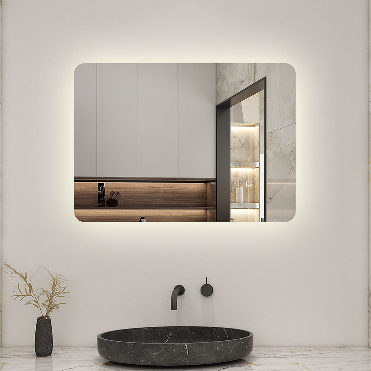 Modern Splash Led Mirror- BM-HD2501