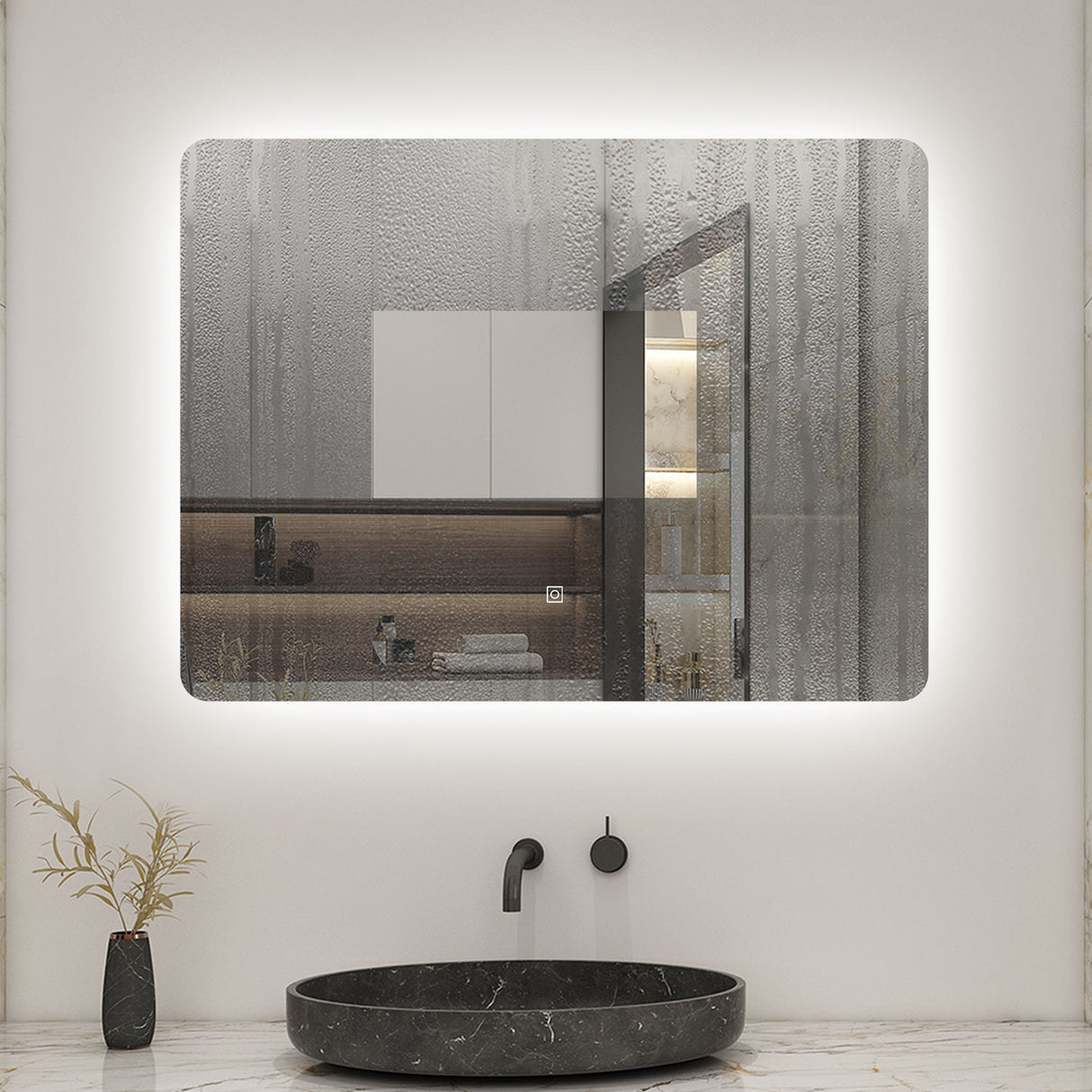 Modern Splash Led Mirror- BM-HD2502