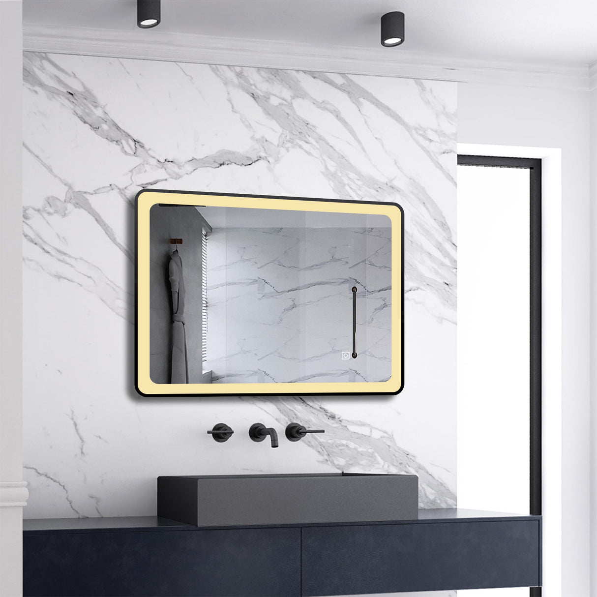 Modern Splash Led Mirror- BM-HDFK1502H